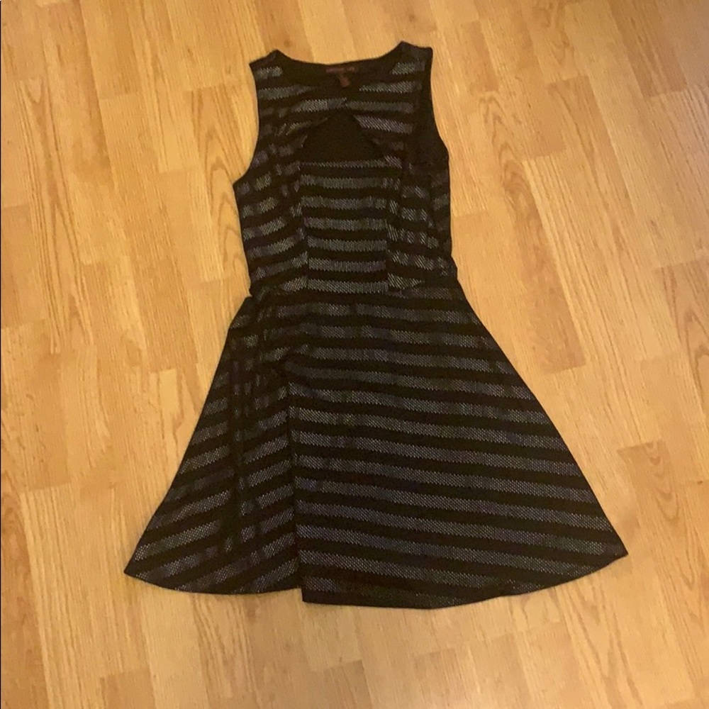 Black skater dress